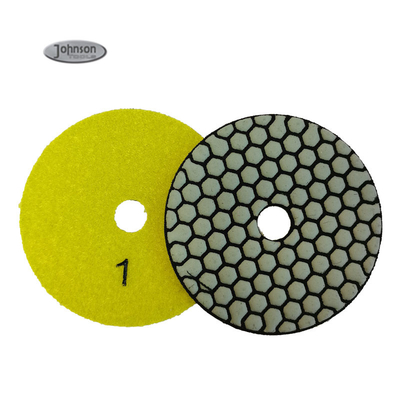 Gancho da etapa da polegada 3 dos bens 4 e laço Diamond Polishing Pads For Concrete seco