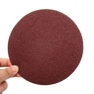 Disco de lixamento P60 de 5 polegadas - gancho P800 e laço para a máquina de lixar orbital da pintura de pedra do carro