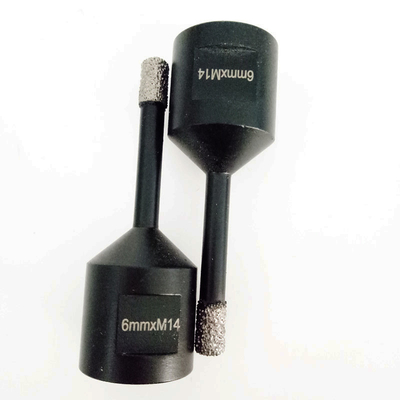 Limpe a pata M14 cerâmica soldada da telha 6mm da porcelana de Diamond Core Drill Bits For